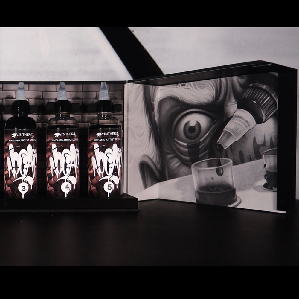 Panthera x Kindamo 'No Cap' Tattoo Ink Set x6 Bottles (150ml)