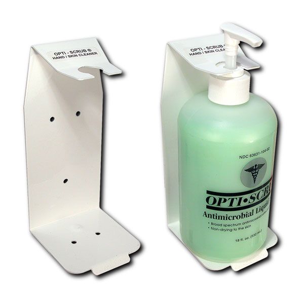 Opti-Scrub 18oz Pump Bottle Metal Wall Bracket