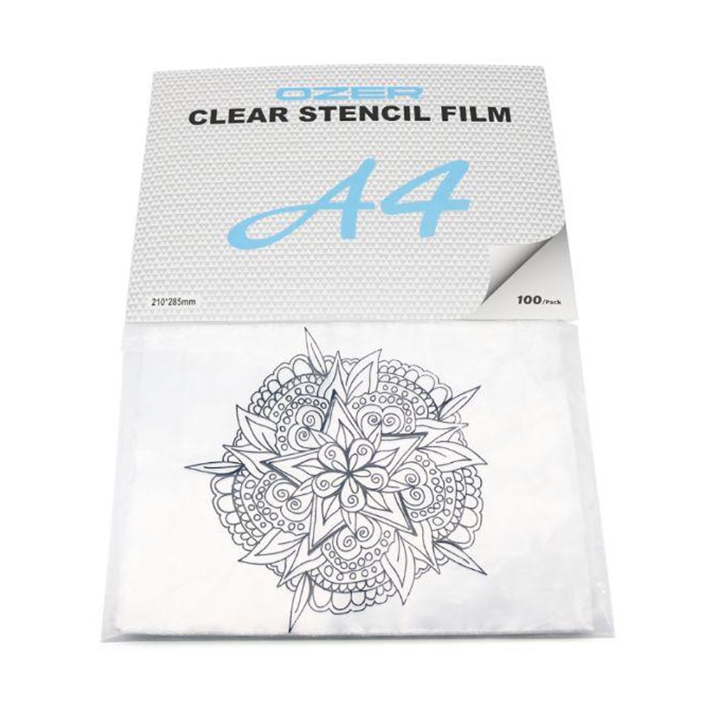Ozer Clear Stencil Film A4 (100 Sheets)