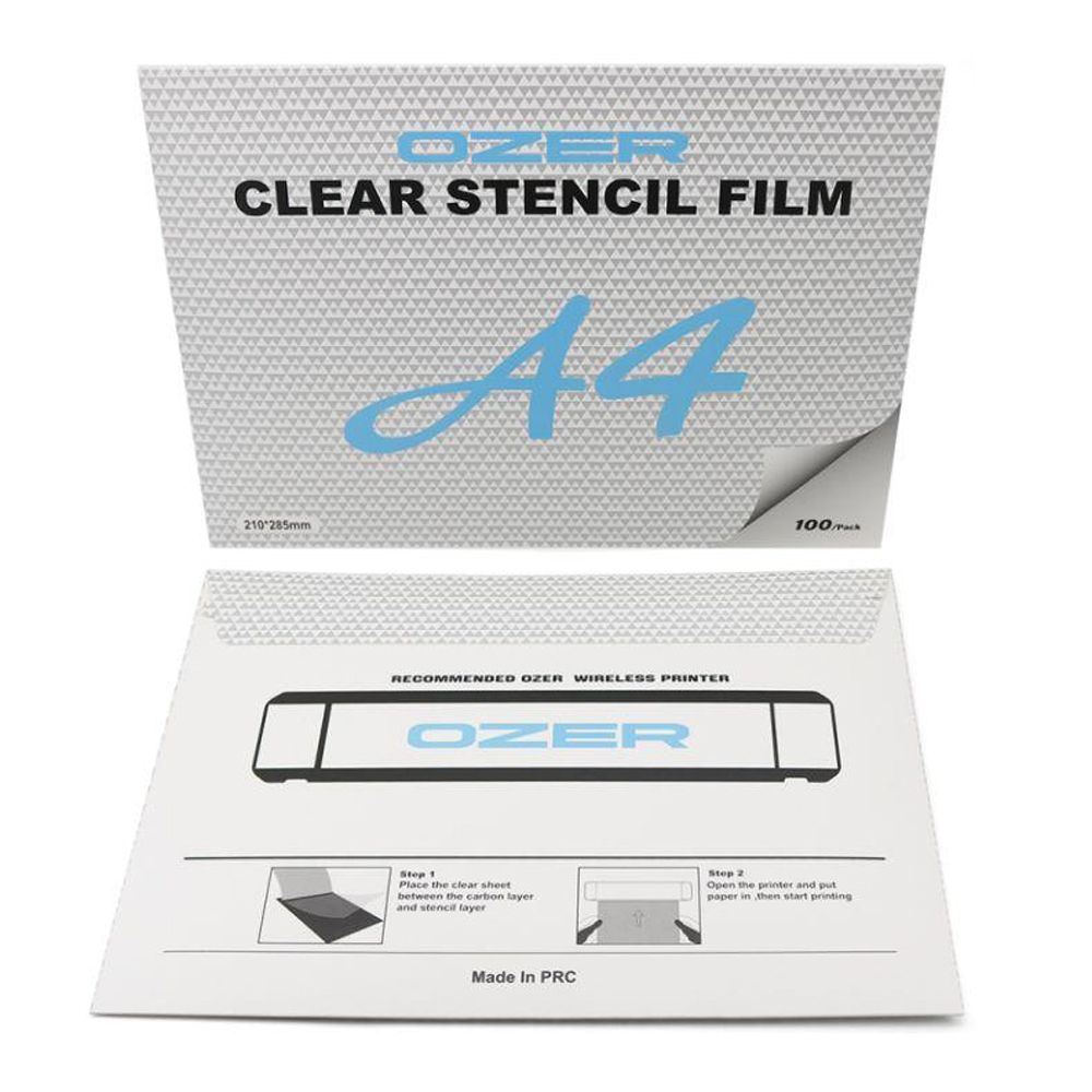 Ozer Clear Stencil Film A4 (100 Sheets)