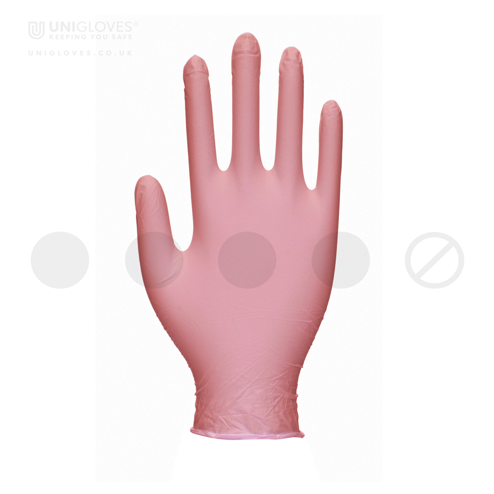 Pink Pearl Nitrile Gloves