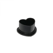 Saferly Black Love Hearts Ink Cap 16mm (500)
