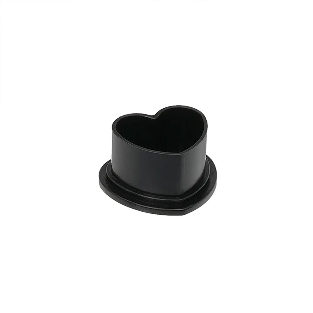 Saferly Black Love Hearts Ink Cap 11mm (500)