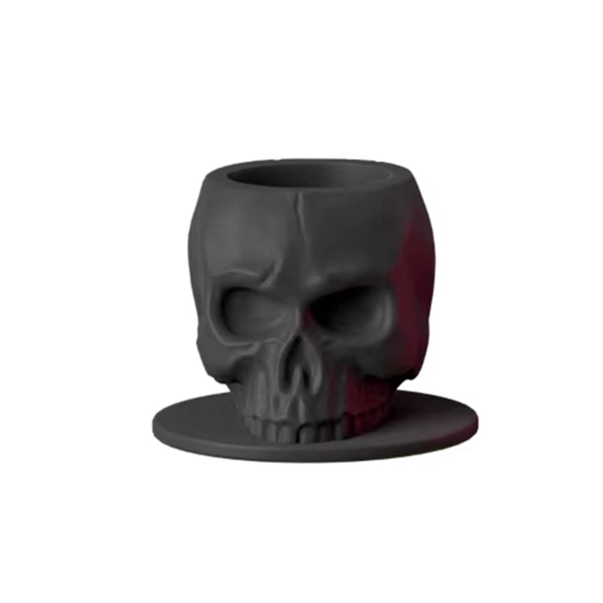 Silicone Skull Ink Cap Black 14mm (200)