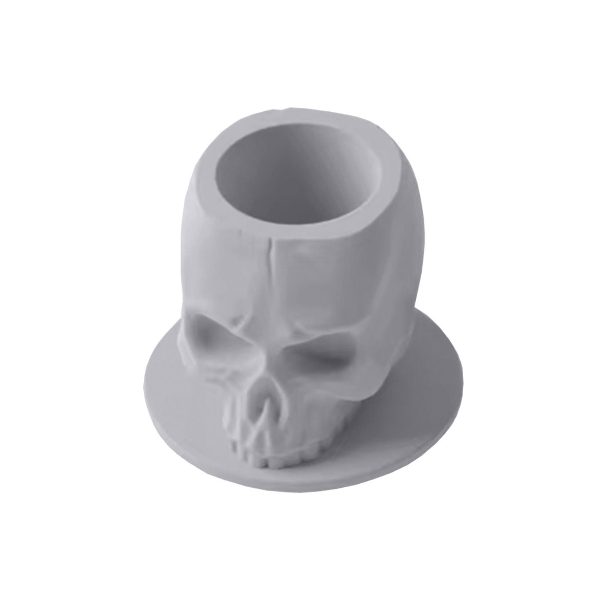 Silicone Skull Ink Cap Grey 14mm (200)