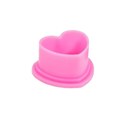 Silicone Hearts Ink Cap 12mm (100)