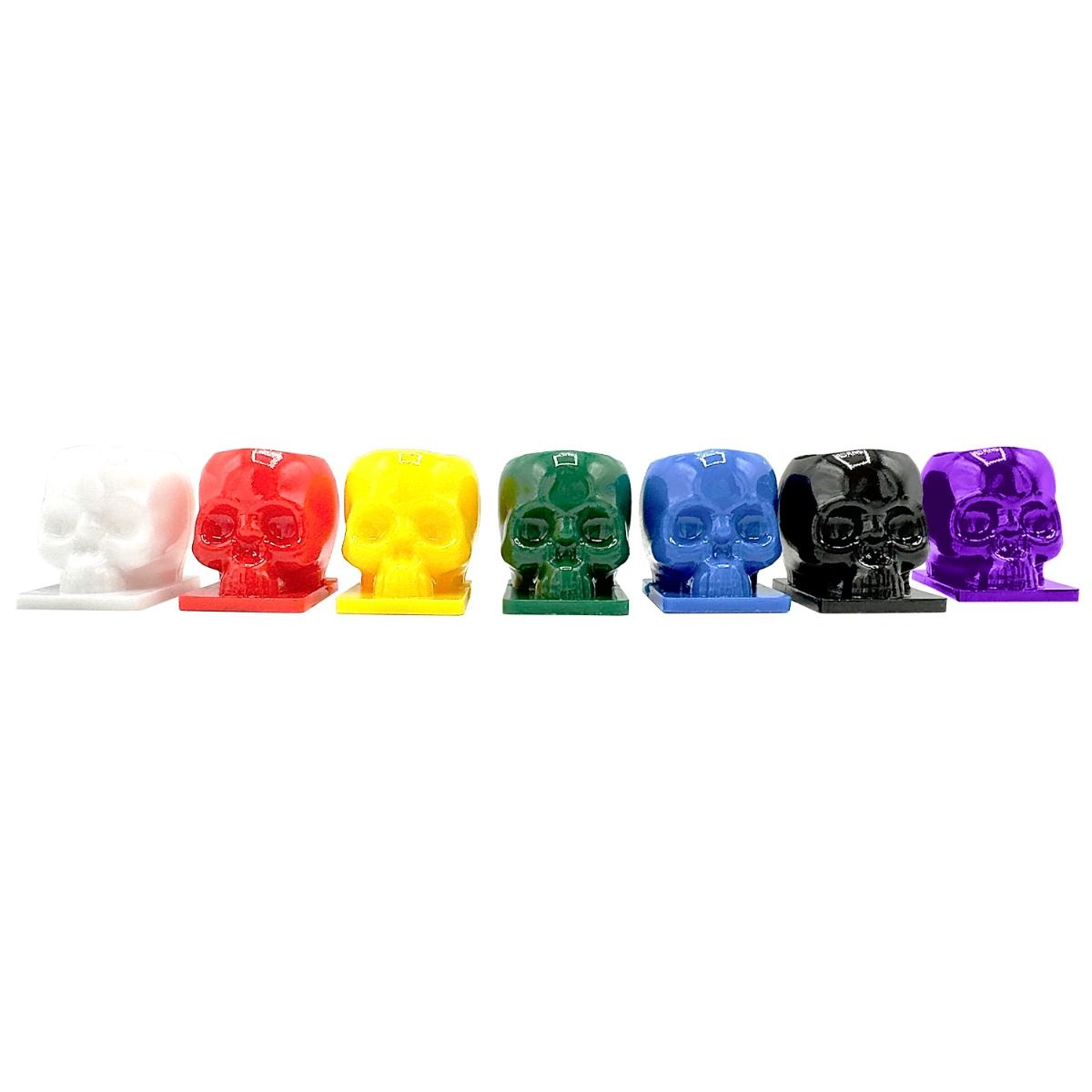 Skull Ink Cap Mixed 12mm (200)