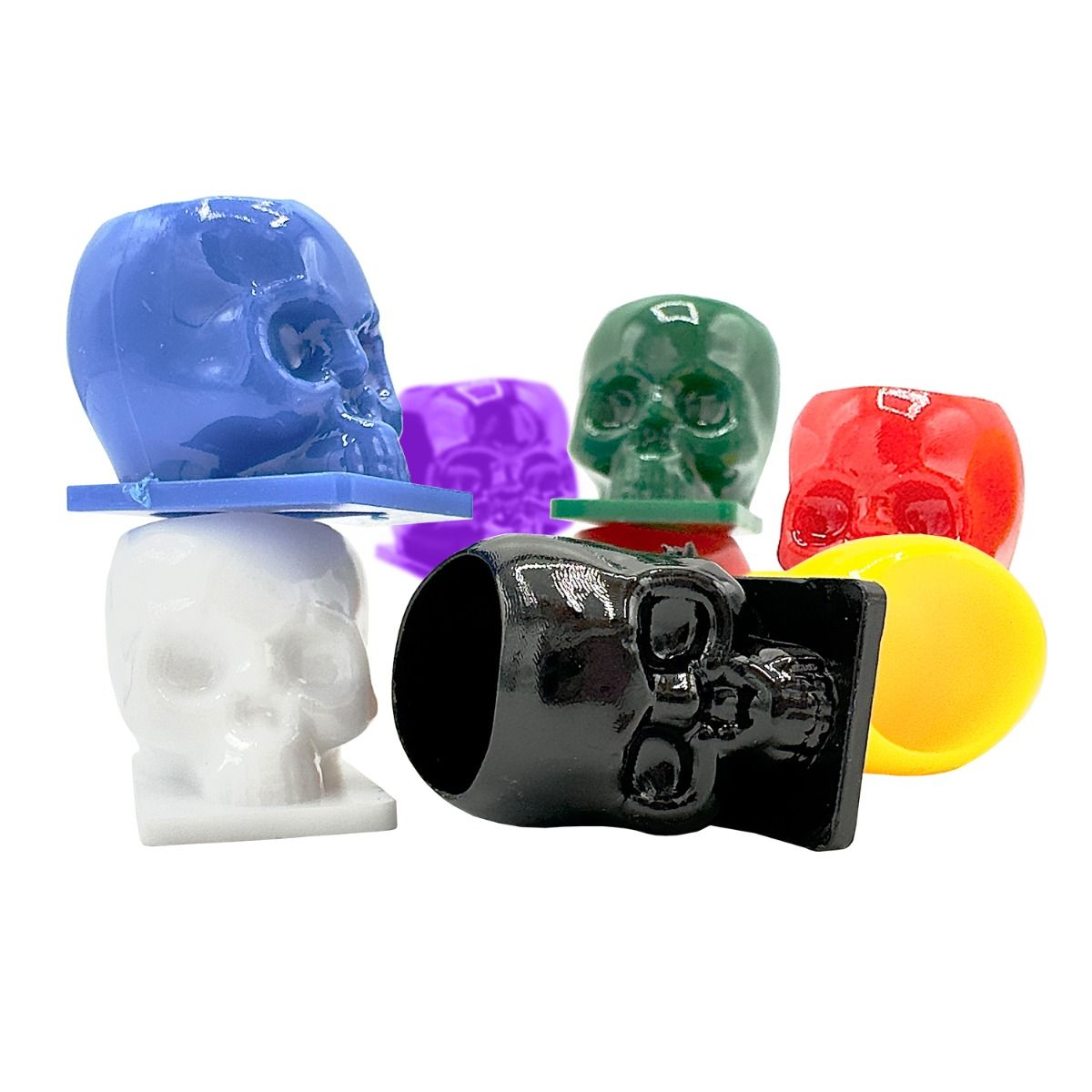 Skull Ink Cap Mixed 12mm (200)