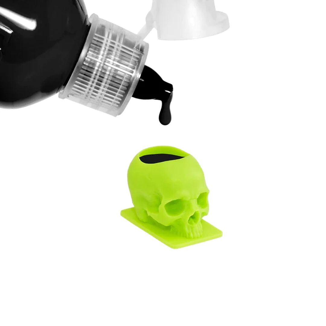 Saferly Skull Ink Cap Neon Green 16mm (200)