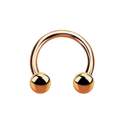 Stainless Circular Barbells 1.2mm - Rose Gold