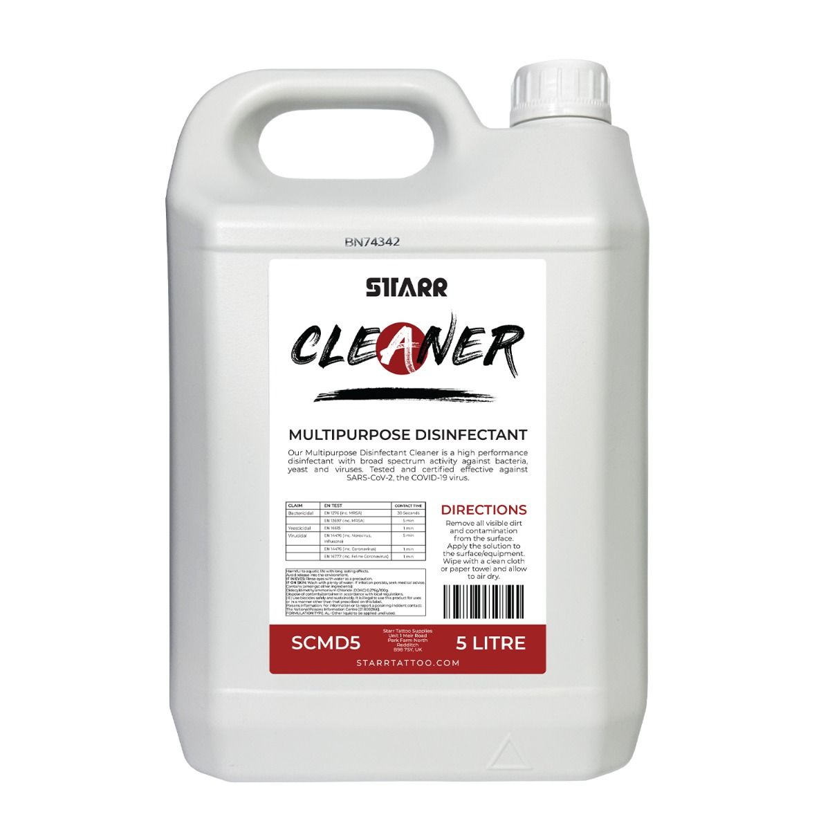 Starr Cleaner Multipurpose Disinfectant 5L