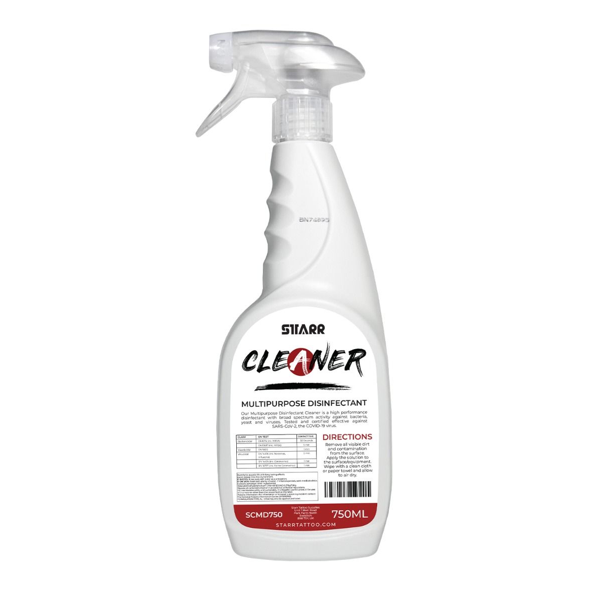 Starr Cleaner Multipurpose Disinfectant 750ml Spray