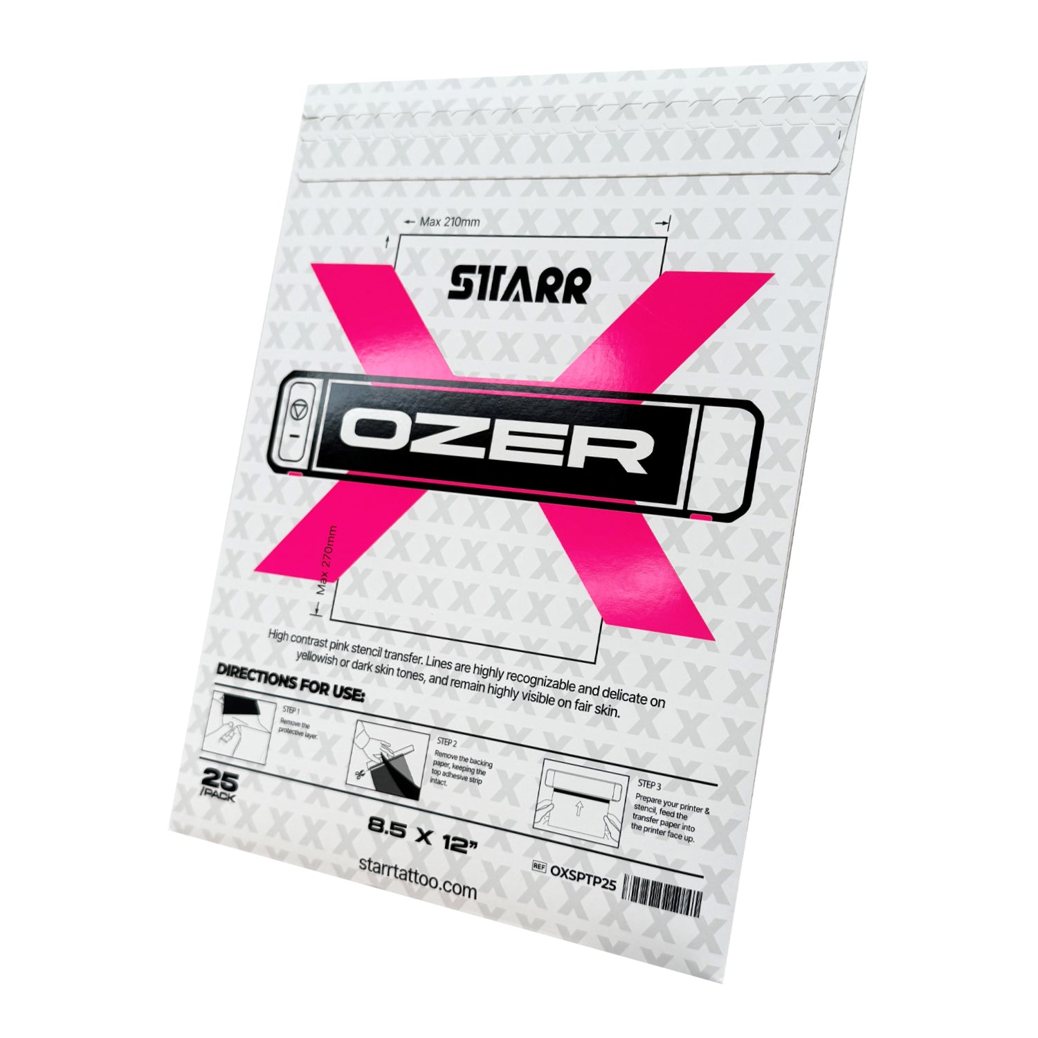 Starr X Ozer Pink Thermal Paper