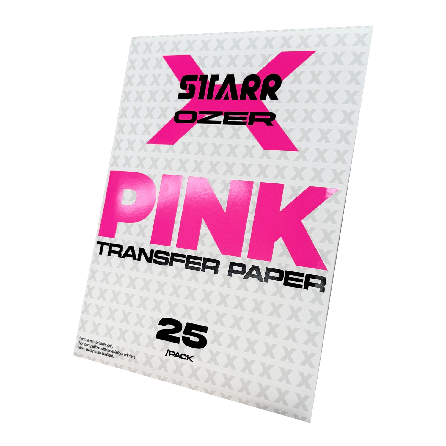Starr X Ozer Pink Thermal Paper