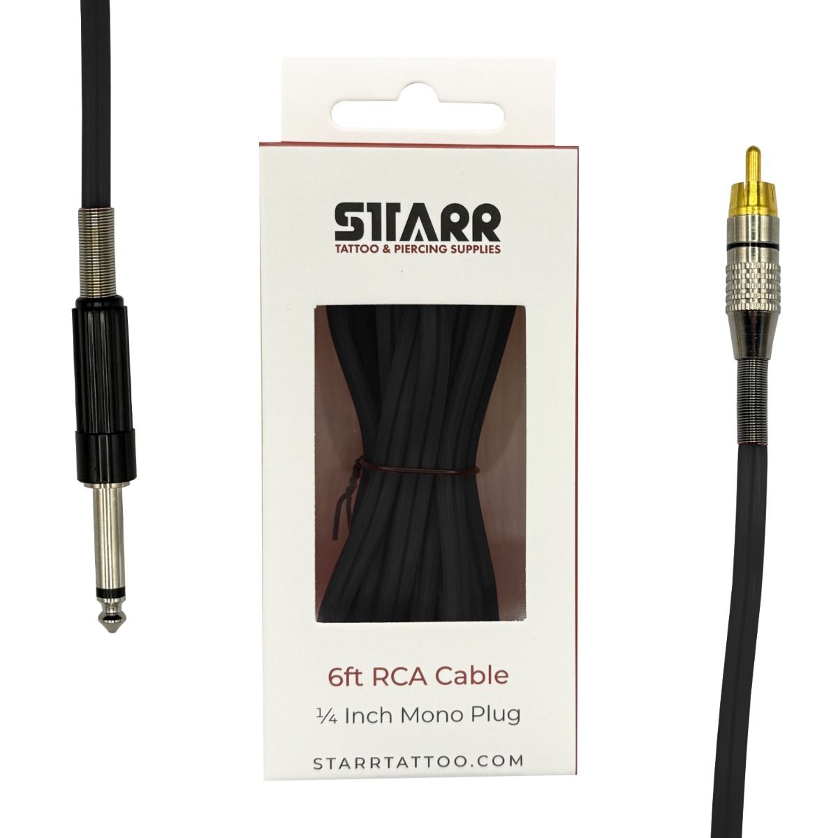 Starr Black RCA 6 foot Cord