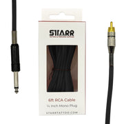 Starr Black RCA 6 foot Cord