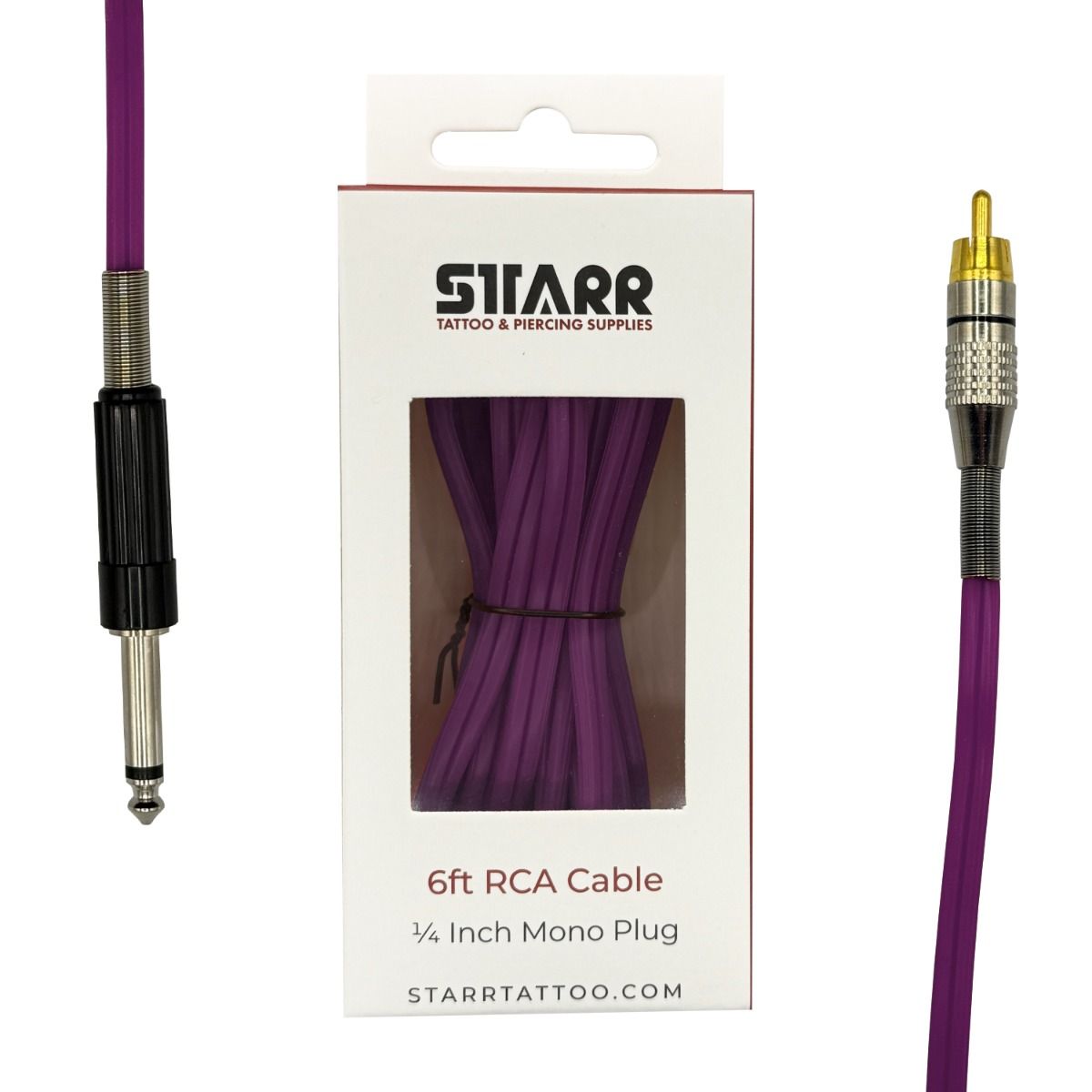 Starr Purple RCA 6 foot Cord