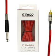 Starr Red RCA 6 foot Cord