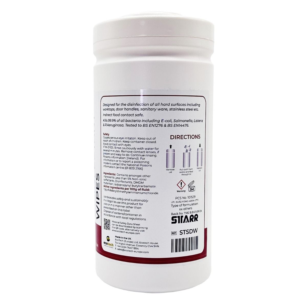 Starr Surface Disinfection Wipes (200)