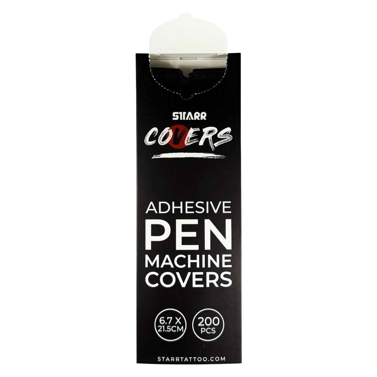 Starr Pen Machine Covers With Adhesive Strip Black 21cm x 6.5cm 200