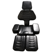 Starr Hydraulic Split Leg Tattoo Couch Black