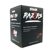 Starr Black Single Sided Razors (100)