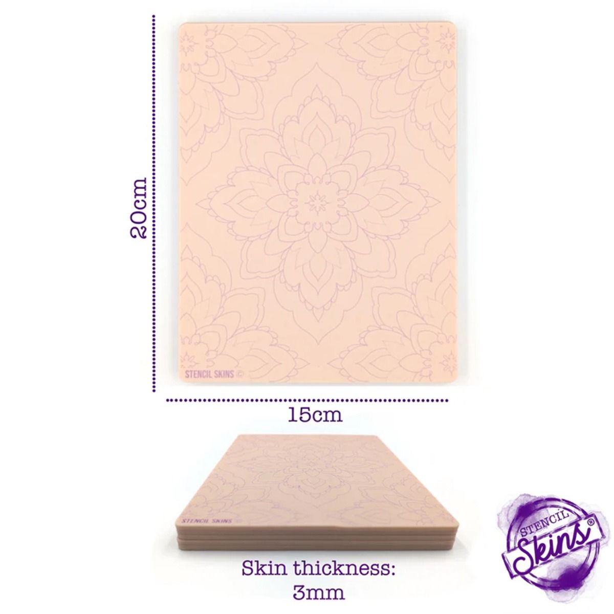 Stencil Skins Mandala Set (5 A5 Sheets)