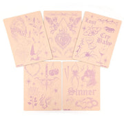Stencil Skins Patchwork Set (5 A5 Sheets)