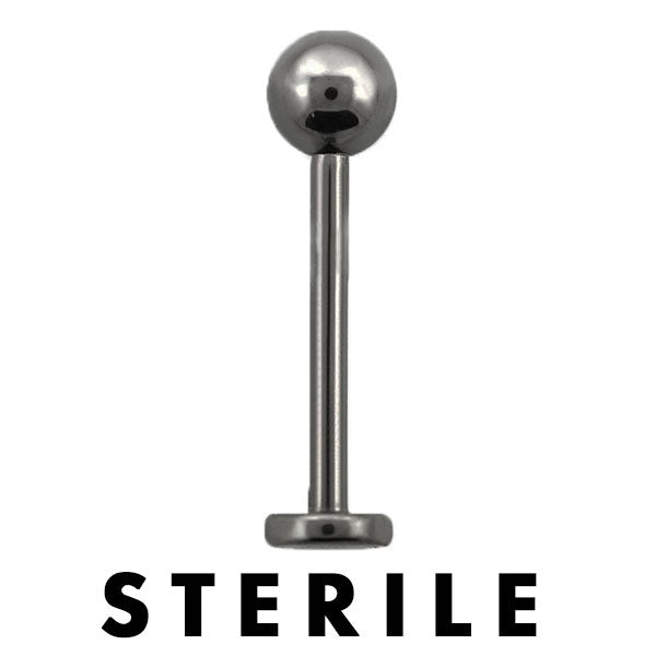 STERILE Titanium Labret Stud (5) 1.2x8mm
