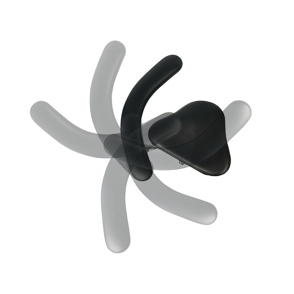 Swordfish Tattoo Artist Chair Black Triangle