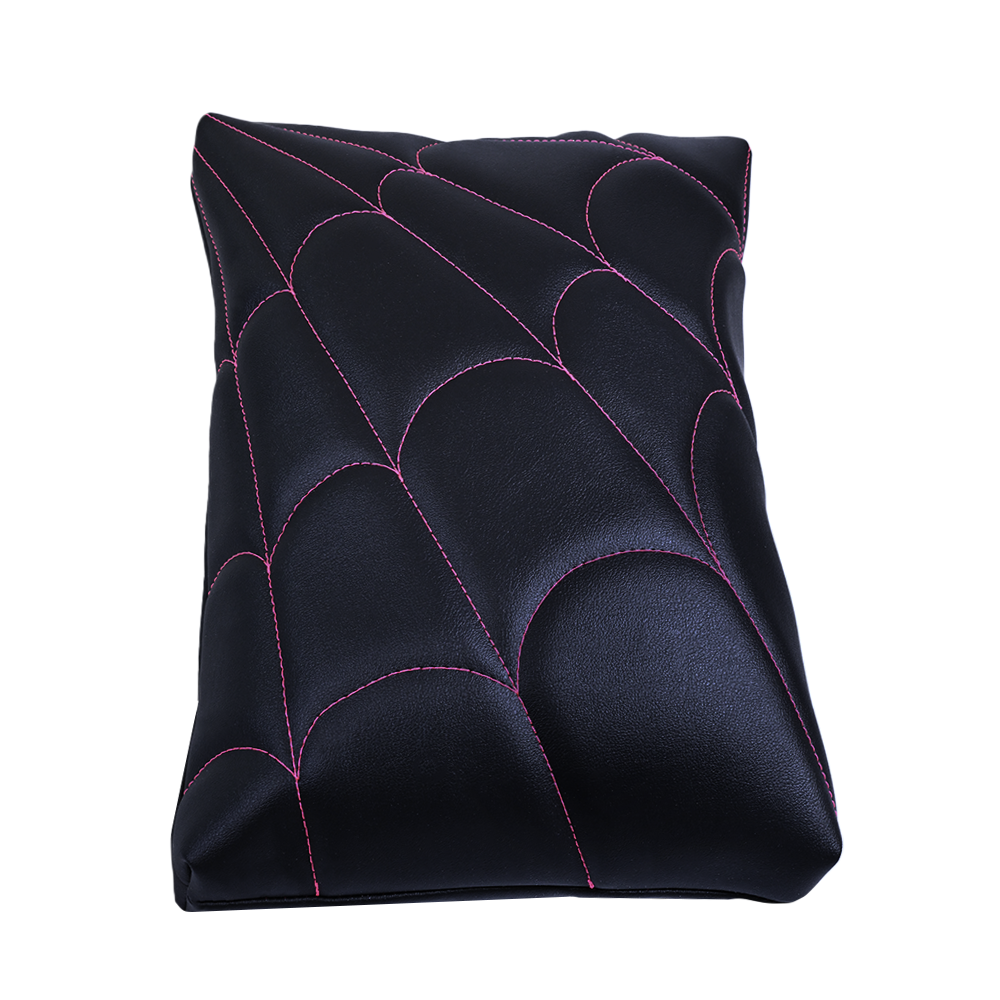 Black Swordfish Cushion Pink Web Rectangle