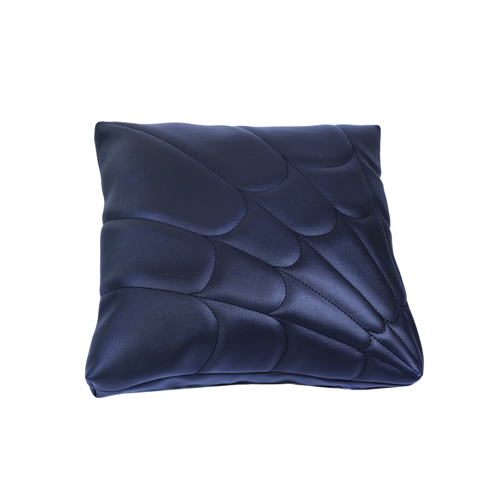 Black Swordfish Cushion Black Web Square