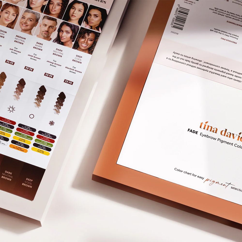 Tina Davies Fade Eyebrow Pigment Collection