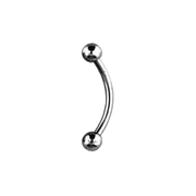 Titanium Curved Barbells 1.2mm - Plain