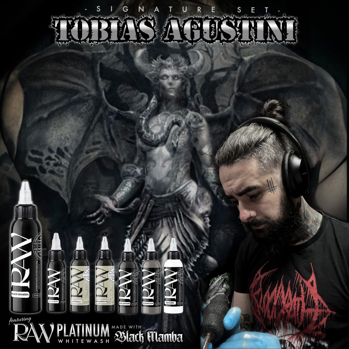 RAW Tobias Agustini 7 x 2oz Signature SET