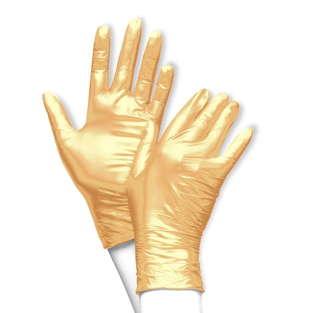 Uniglove Fancy Nitrile Gloves - Gold
