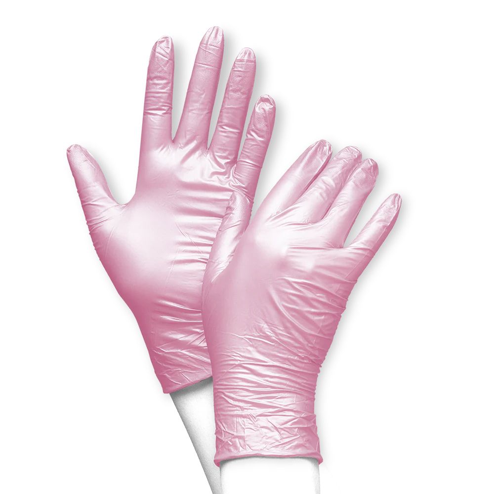 Uniglove Fancy Nitrile Gloves - Rose