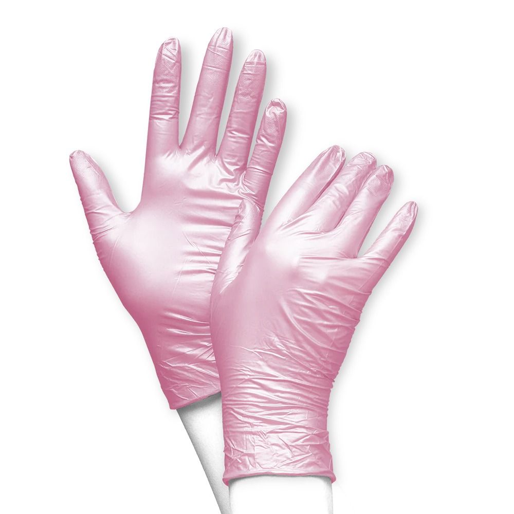 Uniglove Fancy Nitrile Gloves - Rose