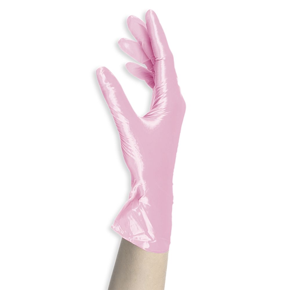 Uniglove Fancy Nitrile Gloves - Rose