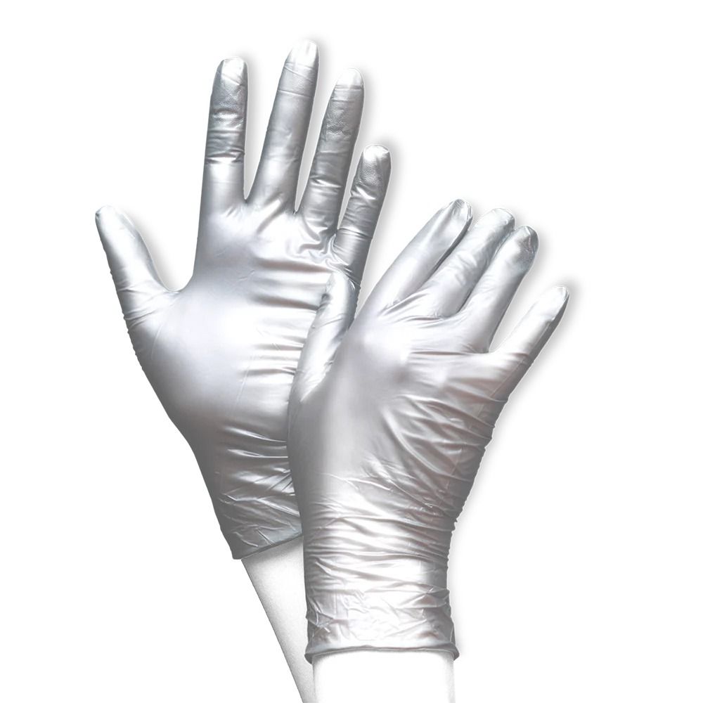 Uniglove Fancy Nitrile Gloves - Silver
