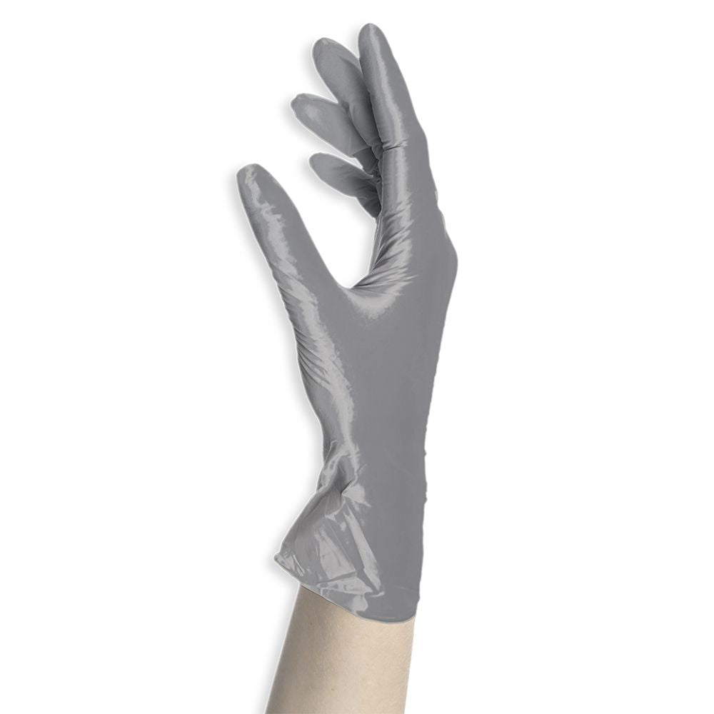 Uniglove Fancy Nitrile Gloves - Silver