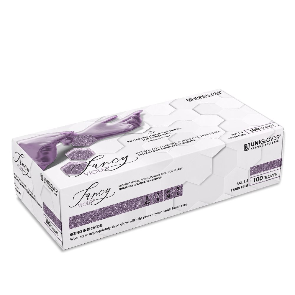 Uniglove Fancy Nitrile Gloves - Violet