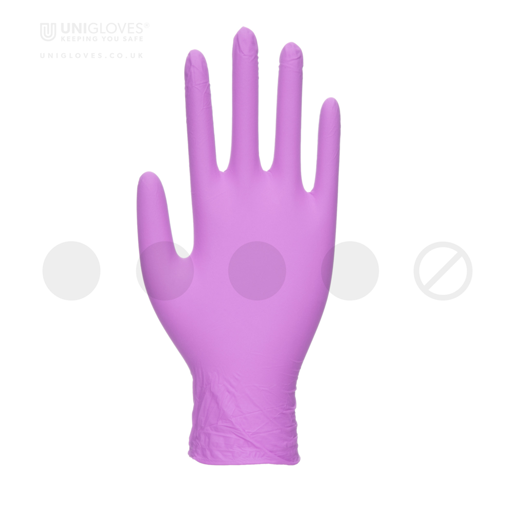 Violet Pearl Nitrile Gloves
