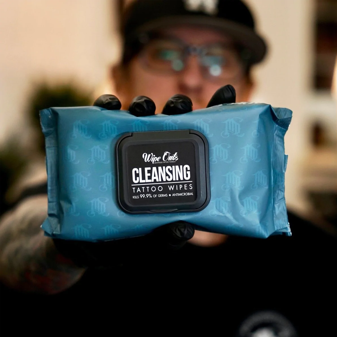 Wipe Outz Antibacterial Cleansing Tattoo Wipes (40)