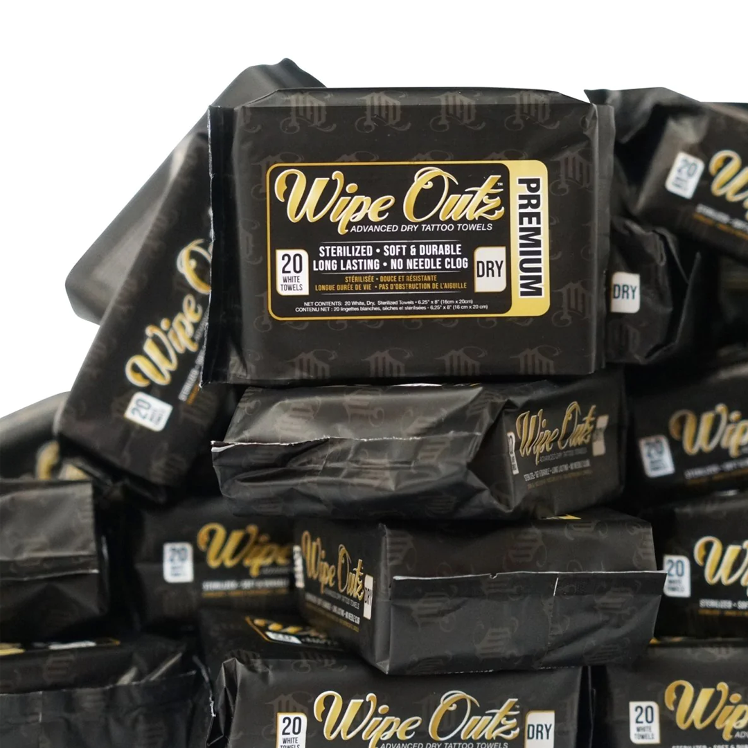 Wipe Outz Dry White Tattoo Towels  (20)