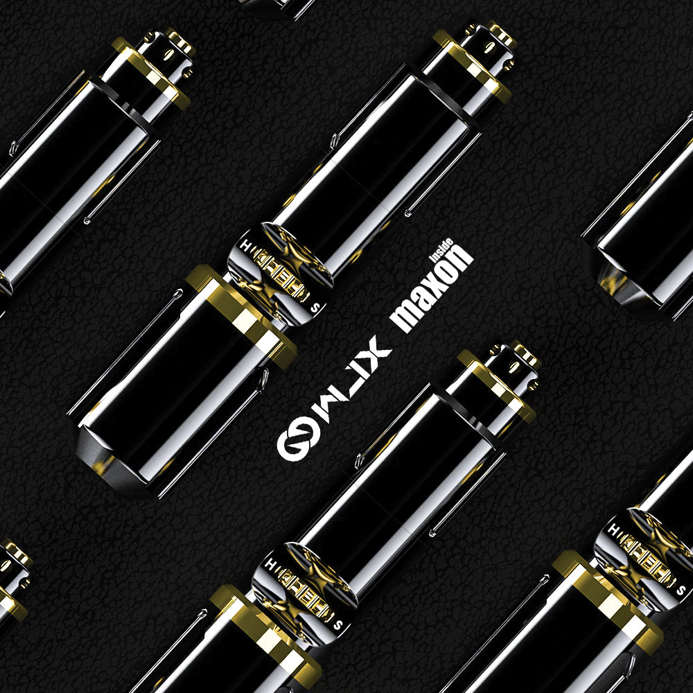 WJX Maxon Tattoo Pen Black + Gold