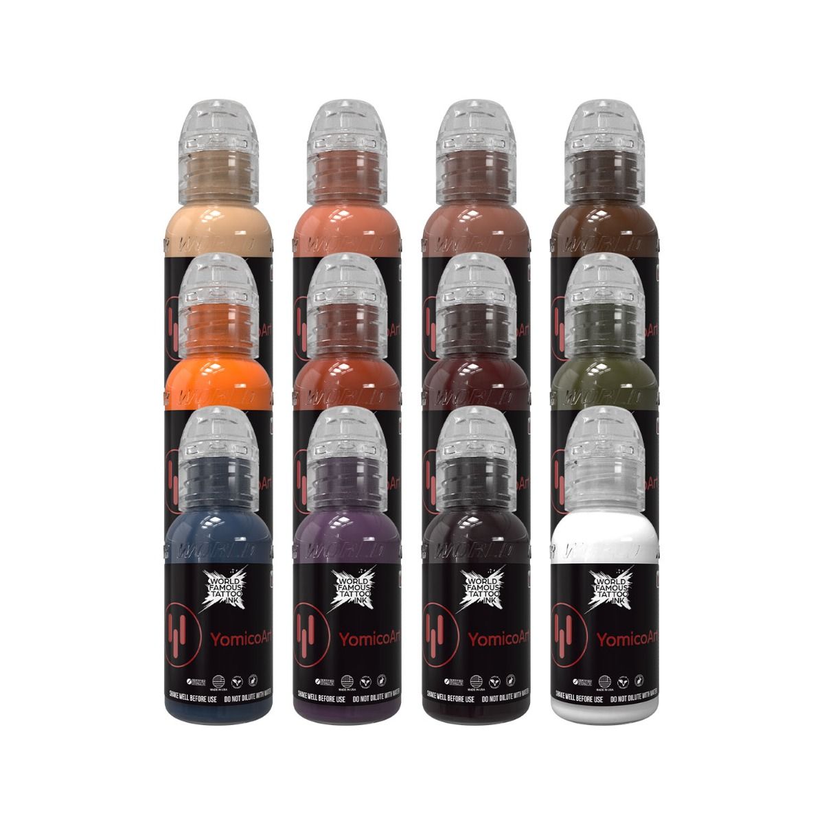 World Famous Ink Yomico Art Renaissance Set 12 X 1oz