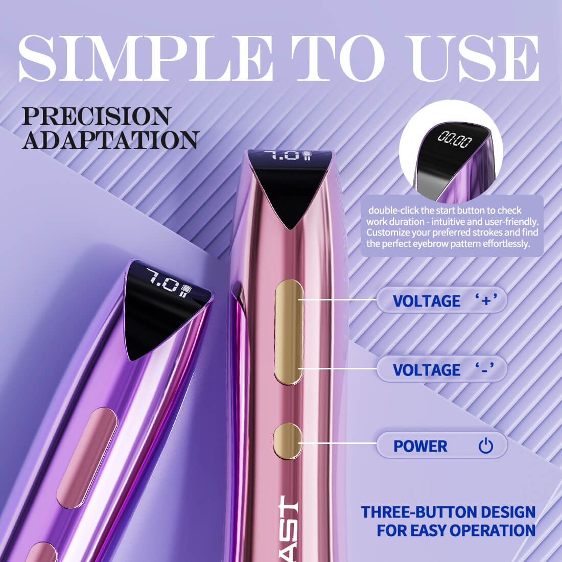 Mast P60 Wireless Adjustable Pen Pink