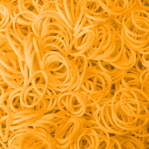 Yellow Rubber Bands (100)