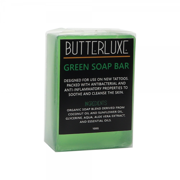 Butterluxe Tattoo Green Soap Bar 100g